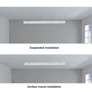 UL ETL Certificado 600mm LED Batten Light Emergencia Vapor LED Strip Fixture