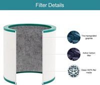 Filter Udara untuk Rumah untuk Dyson TP04 TP07 HP04 HP07 H13 True HEPA Activated Carbon Air Purifier Filter Grosir
