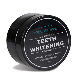30g Polvere Naturale Sbiancante per Denti al Carbone di Bambù Nero per Pulizia dei Denti e Rimozione delle Macchie di Fumo, Carbone Attivo - Product Image 2