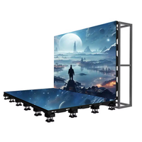 P3.9 Pantalla LED a todo color para interiores Cabina de DJ Alquiler de pista de baile de boda Pantalla LED de pared de video con pantalla de píxeles LED
