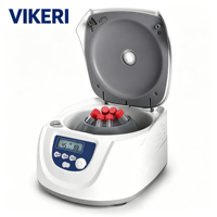 Centrifugeuse médicale clinique VIKERI DM0412 4500 tr/min 12x15ml Moteur sans balais Laboratoire pour la séparation du sang 2490xg Plastique ABS