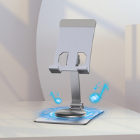 Support de tablette portable support de bureau pivotant réglable avec socle rotatif à 360 degrés berceau pliable pour tablette téléphone portable