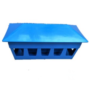 Platane respetuoso con el medio ambiente madera Pino paloma comedero antiaspersión cinturón cubierta caja de alimentos portador caja de arena comedero-Paloma - Product Image 1