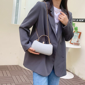 Bolsos de Noche Modernos para Mujer, Bolsos de Mano de Diseñador de Lujo con Forro de Nailon, Cierre de Seguridad y Correa de Cadena - Product Image 3