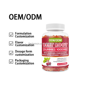 Yetişkinler için organik Beetroot Gummies şekersiz kapsül üzüm çekirdeği erkekler kadınlar için karabiber C vitamini nitrik oksit güçlendiriciler - Product Image 2