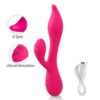 Leistungsstarker Erwachsenen-Vibrator Sexspielzeug für Frauen G-Punkt Vibrierender Stoßender Dual-Stimulations-Klitoris-Massager Rabbit-Vibrator Sextoy
