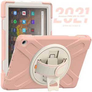 Coque blindée antichoc Fire HD 10 pour étui Kindle Fire HD 10 2021 Fire HD 10 Tablette pour enfants Étui pour enfants - Product Image 1