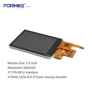 Module LCD couleur TFT de 2,<span class=keywords><strong>8</strong></span> pouces, résolution 240x320, <span class=keywords><strong>37</strong></span> broches, écran tactile capacitif, interface SPI RGB, type IPS, ILI9341, LED LCM - Product Image 2