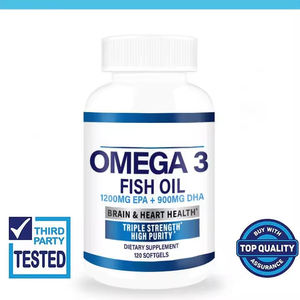 Huile de poisson VitaHall Oméga 3 1200 mg, complément alimentaire naturel pour adultes, meilleures capsules EPA DHA pour la santé cardiaque et cérébrale, qualité alimentaire OEM/ODM - Product Image 4