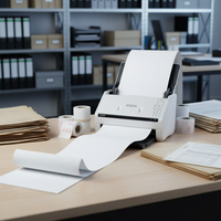 Scanner à alimentation par feuilles Epson DS-530II A4, numérisation recto verso en une seule passe, USB 3.0 pour la numérisation de contrats et de factures