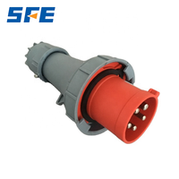Prises et fiches électriques industrielles étanches IP67 SFE CEE européennes 63A 125A 5p 220v 380v 415v