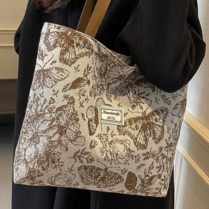 Bolsa de Lona Personalizada, Ecológica, Reutilizable, de Gran Capacidad, para la Playa o Compras, con Bolsillo, Impresión de Logotipo, Bolsa de Viaje - Product Image 3