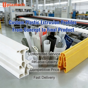 Profils d'extrusion en PVC personnalisés pour fenêtres et portes à battants - Moulures de construction écologiques avec découpe de précision - Product Image 4