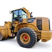 Chargeuse frontale Caterpillar 966H d'occasion, modèle 2023, moteur diesel, charge nominale 5000 kg, machine de construction (moteur/pompe)