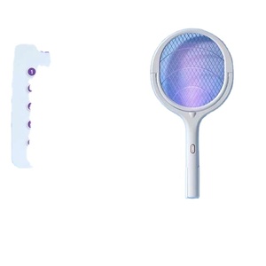 Lámpara Antimosquitos 5 en 1 de 3500 V, Multifunción, Ángulo Ajustable, Eliminador de Insectos Eléctrico, Recargable por USB, Raqueta Antimosquitos Inteligente - Product Image 5