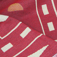 OEM&ODM Fabrik Maßgefertigte Azteken-Geometrische Fransen-Sofa-Jacquard-Decke & Wohndekor Böhmische Tribal Gewebte Wandteppich-Decke