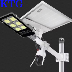 300W 900W 1000W 1200W 1500W All in One Security CCTV APP Control IP66 4g Home Garden Led Solar Street <b>Light</b> with Cameras Outdoor - Product Image 3