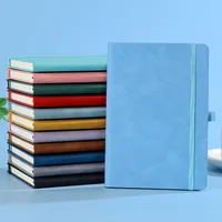 Carnet de notes A6 en cuir rigide style tableau blanc avec reliure cousue, disponible en blanc – Vente en gros