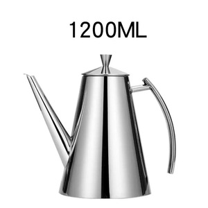 Dispenser per Olio 900ml 1200ml in Acciaio Inox con Beccuccio Anti-Goccia, Erogatore d'Olio da Cucina per Cucinare - Product Image 5
