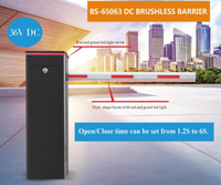 Barrière de parking automatique sans balais DC avec une longueur maximale de 6 m et une protection IP55