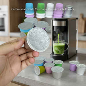 Cápsulas de Matcha Latte con Vainilla, Sabor Cremoso Clásico para Cafeterías y Hoteles en EE. UU., Servicio OEM al por Mayor - Product Image 1