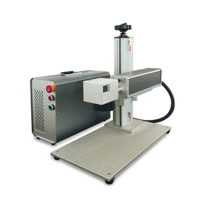 Entry Level Home Use Fiber Laser Marking Machine 20W Raycus with 110*110mm 200*200mm 300*300mm Lens RC1001 Scan Head Big Sale