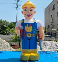 Fournisseur professionnel Personnalisé Holland Cartoon Gonflable Muscle Man Abraham Ballon