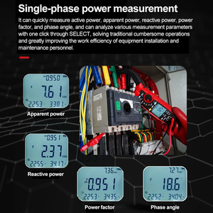 Pince ampèremétrique numérique AC UNI-T UT219P 1000V 1000A True RMS Testeur de courant triphasé IP54 - Product Image 1