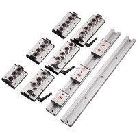 Rail de guidage linéaire à double axe intégré SGR15 de 1000 mm de longueur, rail coulissant linéaire multi-axes, guide en aluminium