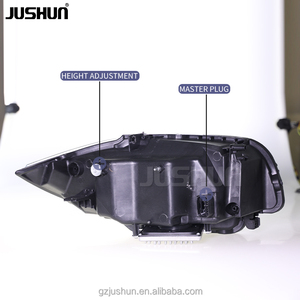 Phare avant en forme de dent de requin JUSHUN pour <span class=keywords><strong>BMW</strong></span> Série 1 <span class=keywords><strong>E87</strong></span> E88 2004-2011, phares laser jaunes et blancs DRL, installation sans perte - Product Image 5