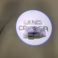 Accessoires de voiture LED Logo lumière Laser garniture de porte lampe LED LOGO éclairage pour TOYOTA LAND CRUISER LC200 spécial lumière de porte de voiture