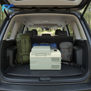 Mini Refrigerador Portátil con Compresor para el Hogar, Viajes por Carretera y Campamento, Refrigerador Portátil de 12V 220V 60W, Refrigerador para Automóvil con Compresor - Product Image 1