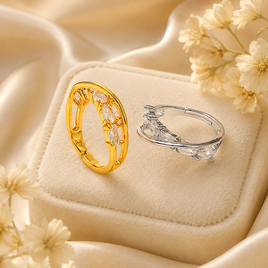 Anello a forma di croce, gioiello da donna alla moda per l'uso quotidiano - Product Image 6