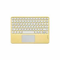 Clavier tactile sans fil ultra-plat silencieux à touches rondes de 9,7 à 11 pouces pour tablettes et téléphones Apple iPad Pro Samsung Xiaomi