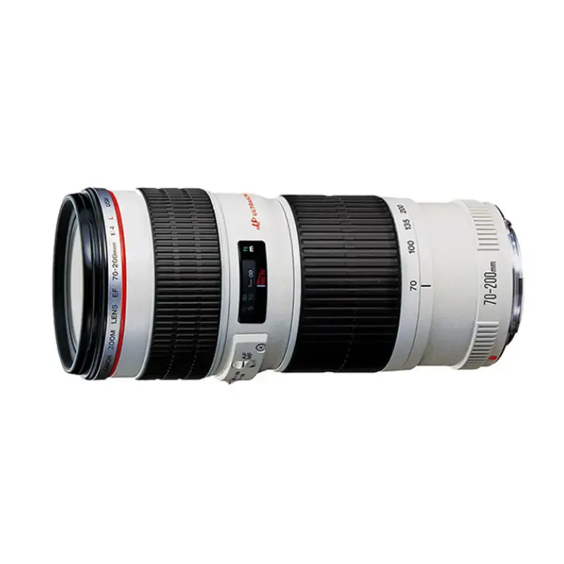 고품질 오리지널 중고 브랜드 카메라 HD 흔들림 방지 줌 렌즈 EF 70-200mm f/4L USM