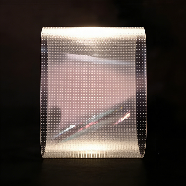 China Factory New Design Custom High Quality Ultra-thin Crystal Transparent Flexible Film LED Screen
