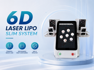 Staripl Lipolaser 6D <span class=keywords><strong>Laser</strong></span> amincissant 650nm Brûleur de graisse Non invasif Portable Usage commercial (SPA) Garantie de 2 ans - Product Image 1
