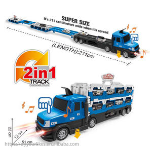 כבאים מתקפל כבאים פליטה פליטה אחסון צעצוע גדול משאית תחבורה דגם רכב מוביל לילדים - Product Image 1