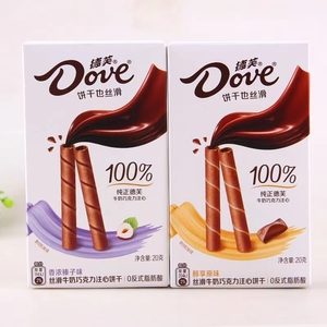 Rollo de chocolate Dov/E, dulces glaseados de chocolate de alta calidad con galletas, galletas de chocolate exóticas, aperitivos chinos - Product Image 4