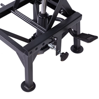 Table élévatrice à ciseaux robuste de 300LBS, roues de support hydrauliques pliables pour Dirt Bike/Moto, cric de voiture neuf, genre de produit
