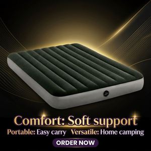 High-Quality Comfortable Pillow Classic Double <b>Bed</b> Portable Inflatable Sleeping <b>Pad</b> - Product Image 4
