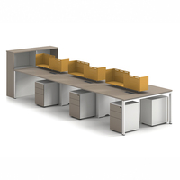 Meubles de bureau commerciaux au design moderne Diviseurs de station de travail de bureau Diviseurs de table Bureau d'ordinateur debout