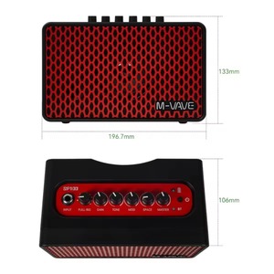Amplificateur de guitare/basse portable M-VAVE SP100 avec 9 voix, 16 effets, batterie rechargeable, enregistrement OTG, haut-parleur BT sans fil - Product Image 3