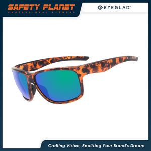 Protección UV logotipo personalizado tortuga marrón moda elegante Lentes DE Sol - Product Image 2