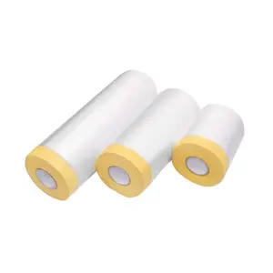Wholesale Hot Sale High Quality Protective Plastic Yellow Masking Film