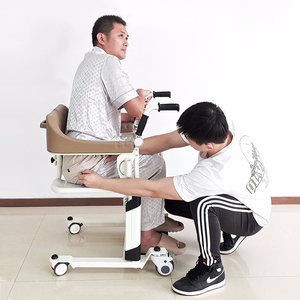 Silla Elevadora Hidráulica KSM-208, Silla Elevadora Manual Portátil para Hospital, Silla Elevadora para Transferencia de Pacientes al Baño - Product Image 4