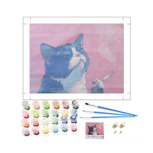 ชุดภาพ<span class=keywords><strong>วาด</strong></span>แอบสแตรกดิจิตอลภาพแอบสแตรกต์บนผ้าใบแคนวาสสำหรับตกแต่งบ้าน - Product Image 1