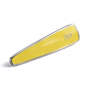 Women Chinese Style Enamel Cloud Shape Hair Clip Barrette Wholesale, Custom Pattern <b>Gold</b> Plated Hair Barrette - Product Image 1
