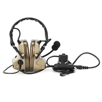 Casque de communication tactique Z-TAC CII à réduction de bruit professionnelle + PTT – Meilleure vente Z041+Z113