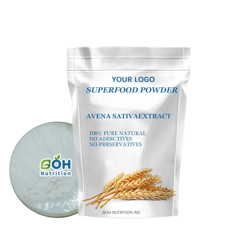 Fornitura del produttore GOH estratto di Avena Sativa Avena Beta glucano 70% estratto di Avena in polvere